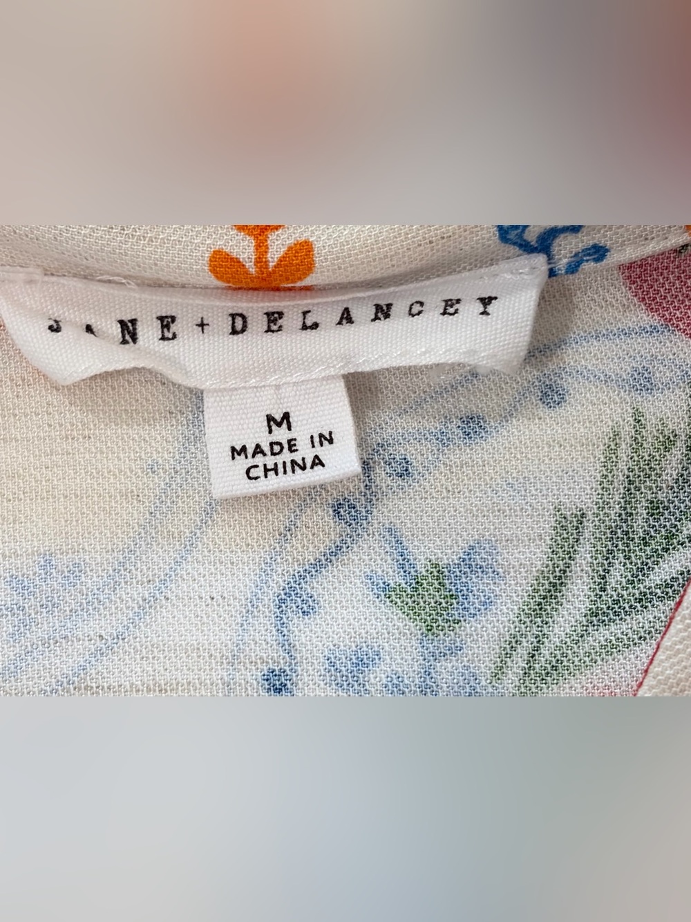 PRELOVED SZ M Jane & Delancey Tiered Maxi Dress in White with Bright Citrus - Picture 3 of 6